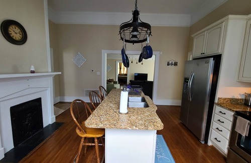 Lumberton House | Lovely fenced and gated 3-bed/2 bath home on beautiful Elm lined Main Street.