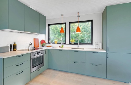Bog By House | Lovely home in Bogø By with kitchen