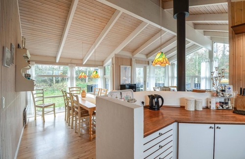 Knebel House | Lovely home in Knebel with sauna
