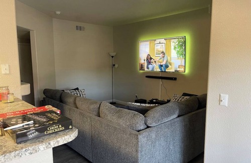 Spring Valley Condo | Lovely master bedroom en-suite.