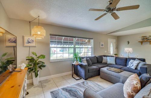 Surfside Estates House | Lovely Merritt Island Home with Kayak and Fire Pit!