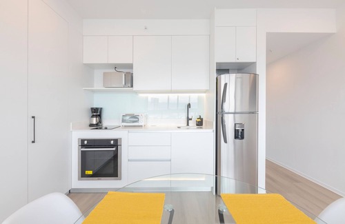 San Jose Apartment | Lovely new studio 9th floor│Views│Gym│Fast Wifi