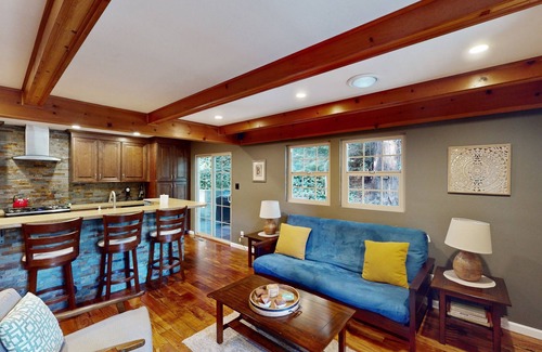 Monte Rio House | Lovely Redwood Retreat w/Hot Tub & Wraparound Deck