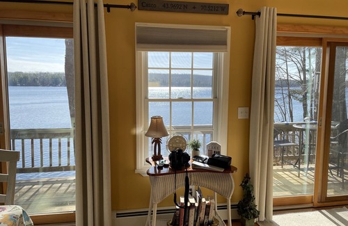 South Casco House | Lovely, relaxing and private lakefront 3 BR home with stunning lake views.