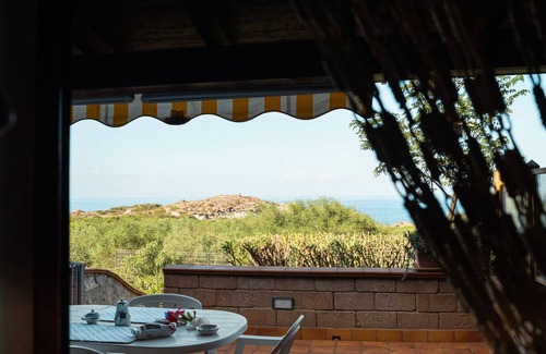 Portoscuso Villa | Lovely townhouse with sea view terrace