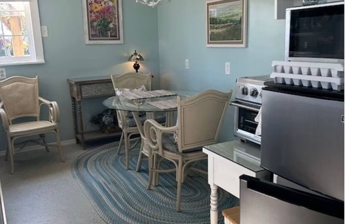 Oak Harbor Cottage | Lovely water and garden views. Two minutes drive to beaches, six to either town!