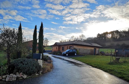Feugarolles House | Lovely wooden house with swimming pool