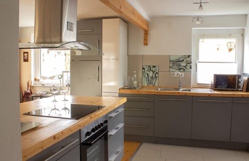 Naila Apartment | Lovingly restored vacation home decorative barn with roof terrace