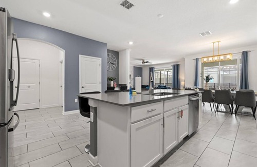 Kissimmee House | Lovley 6 Bed Pool Home with Game Room-4152PD