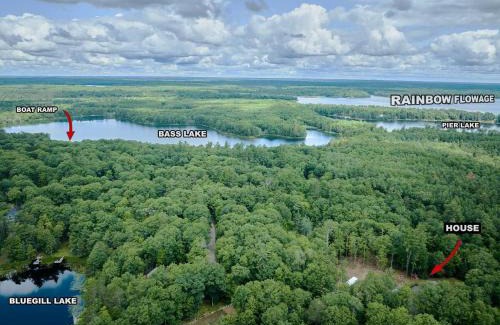 Lake Tomahawk House | Lucky Bass Retreat in Lake Tomahawk WI