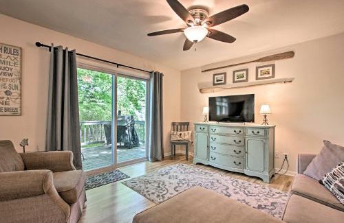 Ludington House | Ludington Cottage with Deck, Yard and Fire Pit!