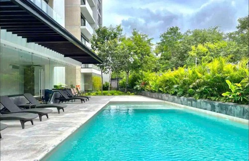 Cancun Apartment | Lujoso Depa 2 Hab. Piscina - Zona Trendy - Arpto.