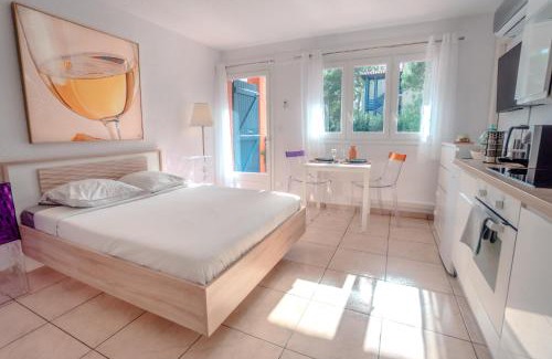 Les Hauts de Canet Apartment | Lumineux Studio tout équipé