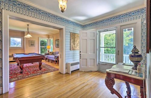 Jonesville House | Lush Elkin Home with Porch Views and Pool Table