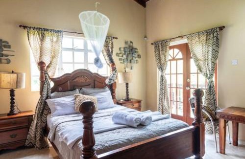 Gros Islet Apartment | Lush Green Villa with mountain and garden view
