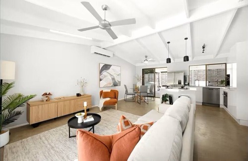 Kuluin House | Lush + Light-Filled Retreat w/Pool Near Beach, Airport. Heart of Sunshine Coast