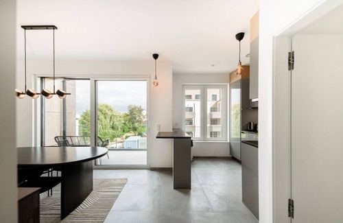 Cessange Apartment | Lux 1BR: King Bed, Balcony, Near City Center
