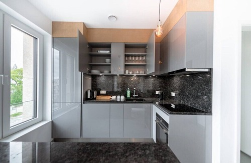 Cessange Apartment | Lux 1BR: King Bed, Balcony, Near City Center
