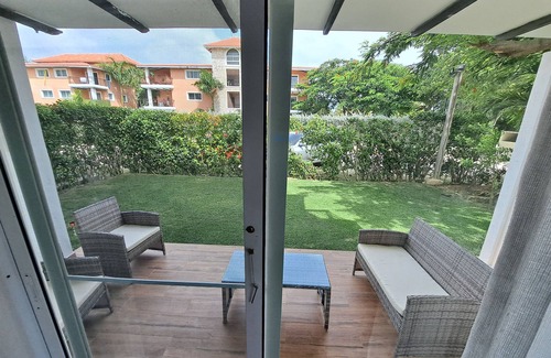 Bavaro Condo | Lux Condo in White Sands Golf Club close to everyt. 2 Balcon 1st Foor big garden