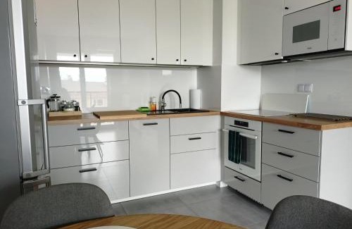 Pruszkow Apartment | Lux Corner Park przestronne mieszkanie z klimatyzacją i podziemnym garażem