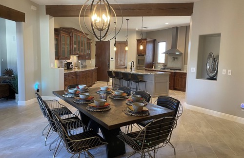 Gold Canyon House | LUX + Exciting Mt VIEWS: Theater, Pvt POOL & Spa, Fireplaces, Fire Pit, Mt Bikes