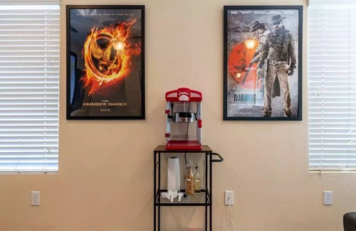 Santa Clarita House | Lux Haven with Movie Theater, Hot Tub, Office, and Grill NestNights