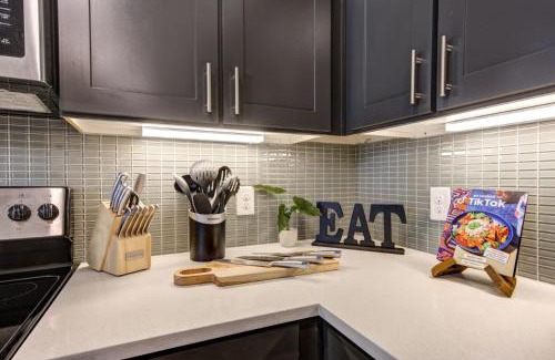 Conroe Apartment | Lux Modern Art Apartment Near Eateries and Theater by RGS