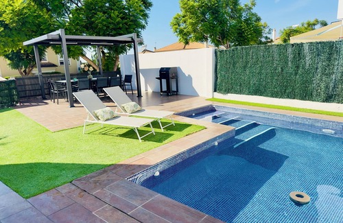 Dos Hermanas Ski Chalet | Lux Villa with Year-Round Heated Pool, beautiful outdoor space & Game Room