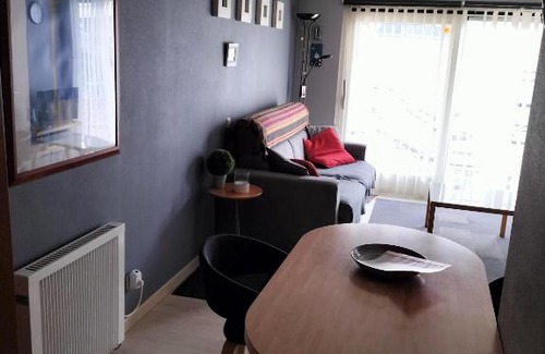 Blankenberge Apartment | luxe hotelkamer rechtstreeks aan de boulevard en zee 4pers