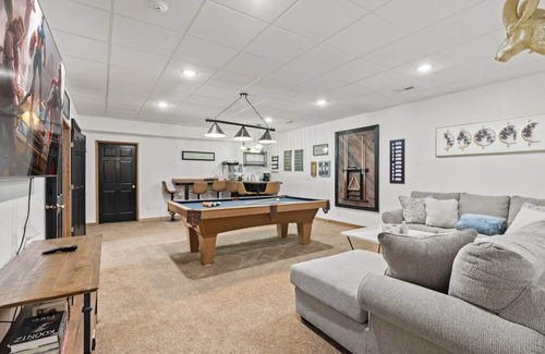 Nine Mile Falls House | Luxe Lake Home | Hot Tub + Private Dock & Beach