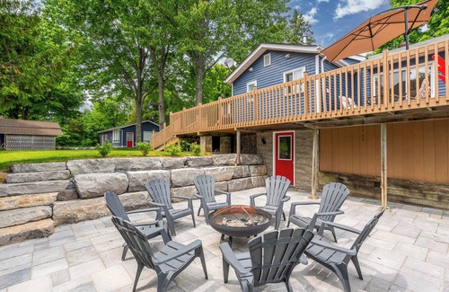Head Lake Cottage | Luxe Lakefront 4-Season Escape on Head Lake- Hot Tub, Sauna, Trails & Epic Dock!