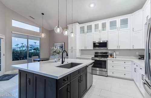 Arrowhead Lakes House | Luxe Lakefront Home w/Pool, Hot Tub, & Boat Dock!