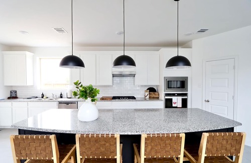 Little Elm House | Luxe Living 4-bedroom with Fireplace, Fire Pit, & Game Room