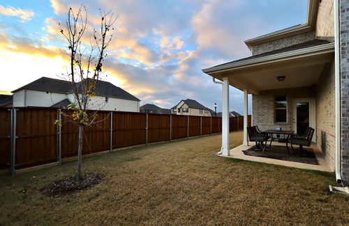 Little Elm House | Luxe Living 4-bedroom with Fireplace, Fire Pit, & Game Room