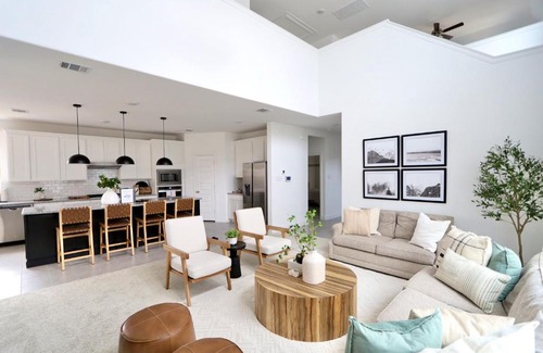 Little Elm House | Luxe Living 4-bedroom with fireplace & game room