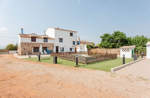 Vall d'Alba Villa | Luxe Mediterranean Masia BBQ Pool Chillout