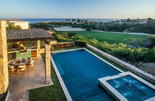 Cabo San Lucas House | Luxe, Modern Mexican Villa, Relax in Privacy to Stunning Ocean and Golf Views