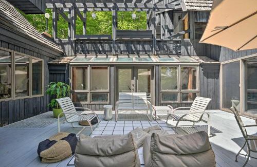 Plymouth House | Luxe Plymouth Chalet with Indoor Pool and 3 Decks!