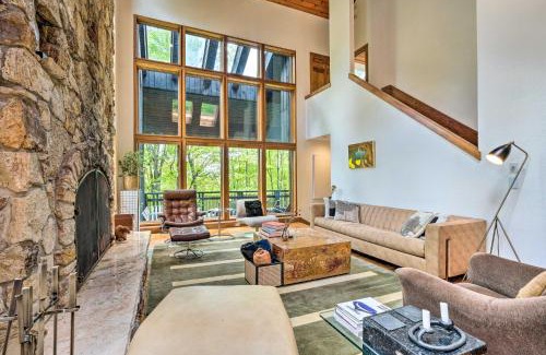Plymouth House | Luxe Plymouth Chalet with Indoor Pool and 3 Decks!