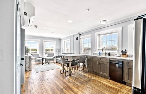 Conway Apartment | Luxe Private Getaway Steps to Main St & Riverfront!
