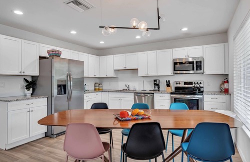Whitney Beach House | Luxe Stay Near Gulf, Spacious w/Pool & Garage, Sleep 09