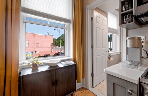 Beacon Apartment | Luxe Studio 2 on Main Street- Luxury Steam Shower, Kitchen