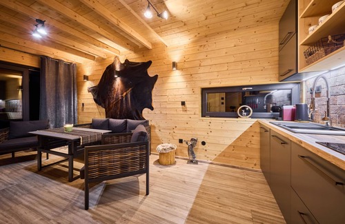Mlade Buky House | Luxe Timber Lodge & Relaxing Bath by Interhome