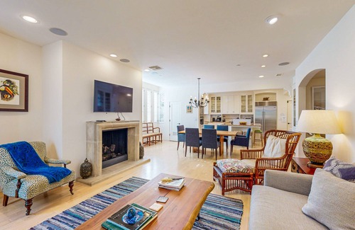 The Funk Zone House | Luxe Villa in Funk Zone | Outdoor Kitchen, Mountain View, 2 Blocks to Beach