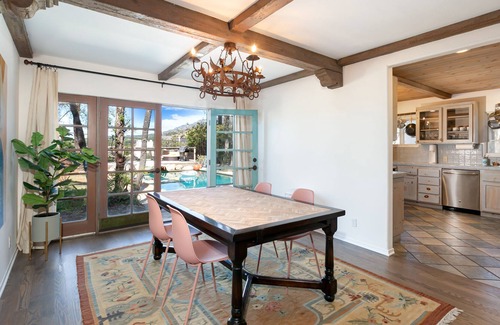 Altadena House | Luxe Villa with Private Pool, Hot Tub, Fireplace, WiFi, Central AC - Dogs OK