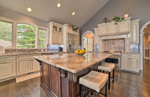 West Branch House | Luxe Waterfront Home w/Private Lake Access!