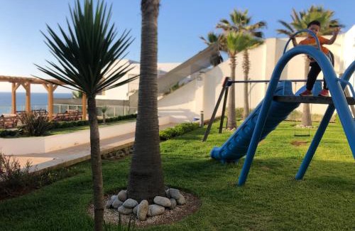 Plage des Nations Apartment | Luxery stay with seaview, pool, green space & Sunset orientation near Rabat