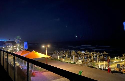 Plage des Nations Apartment | Luxery stay with seaview, pool, green space & Sunset orientation near Rabat