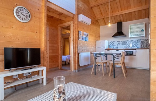 Aldeadavila de la Ribera Cabin | Luxury Wooden Cabins - Countryside View