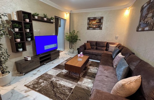 As-Sayidah Zaynab Apartment | Luxurious 3BR/3BA Apartment in Downtown Cairo: Wi-Fi, AC, Parking, and City View